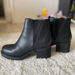 Faux Leather Boots